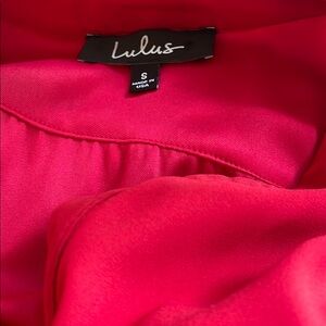 Lulu's Vibrant Pink Mini Dress